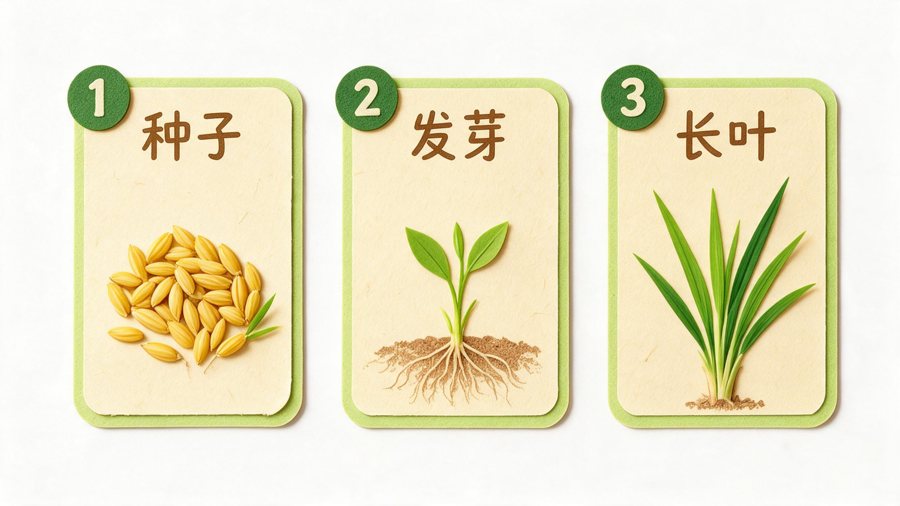 拆分出的成长阶段卡