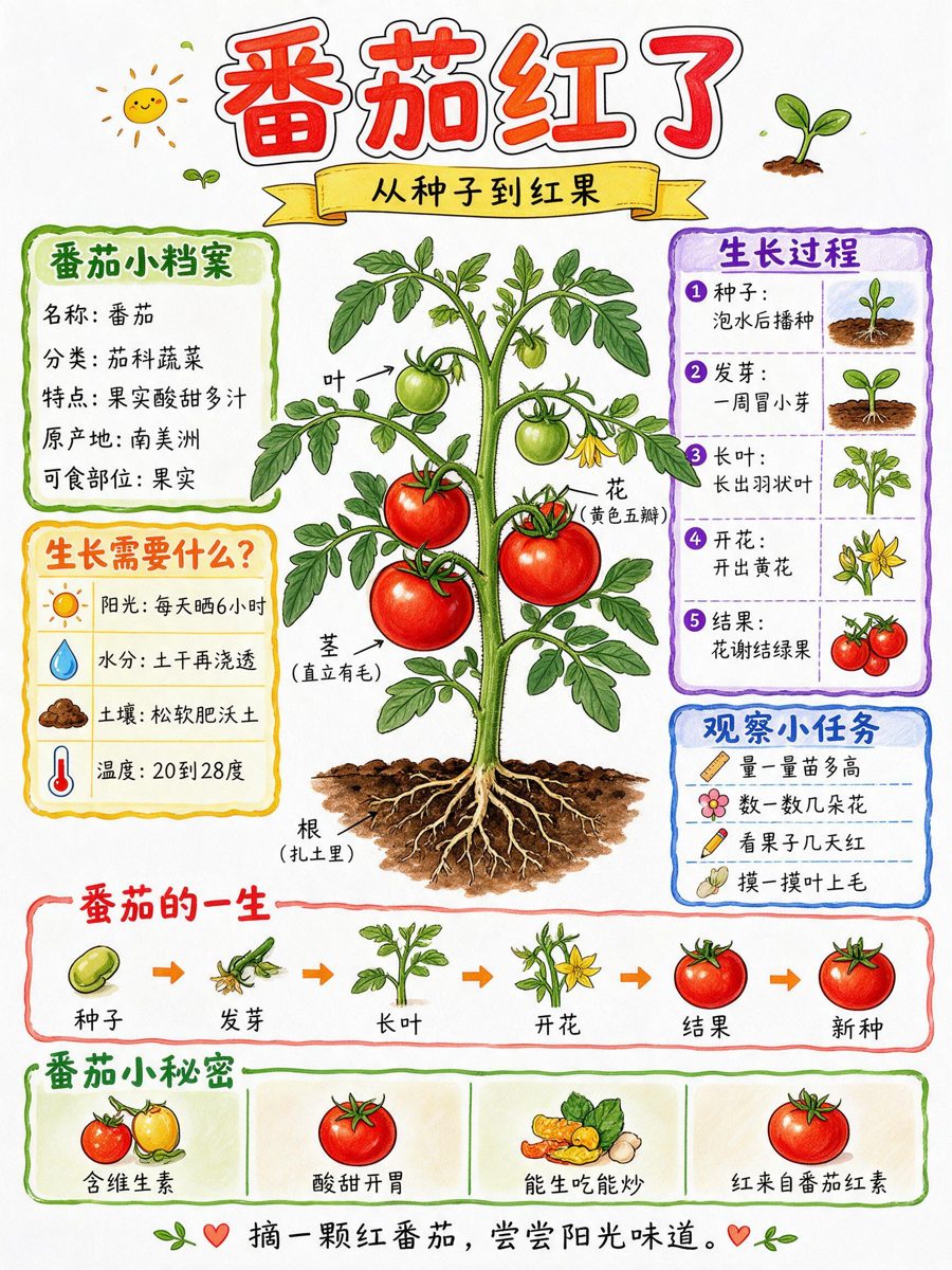 番茄自然笔记总览页样例